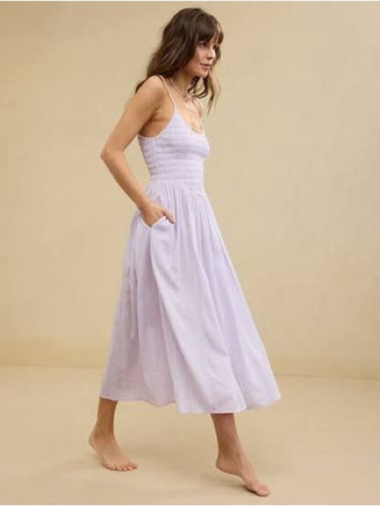 aerie Dresses & Skirts - Aerie At The Barre Lilac Midi Dress | XL | NWT